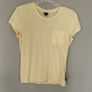 Patagonia Soft Yellow Short Sleeve Tee